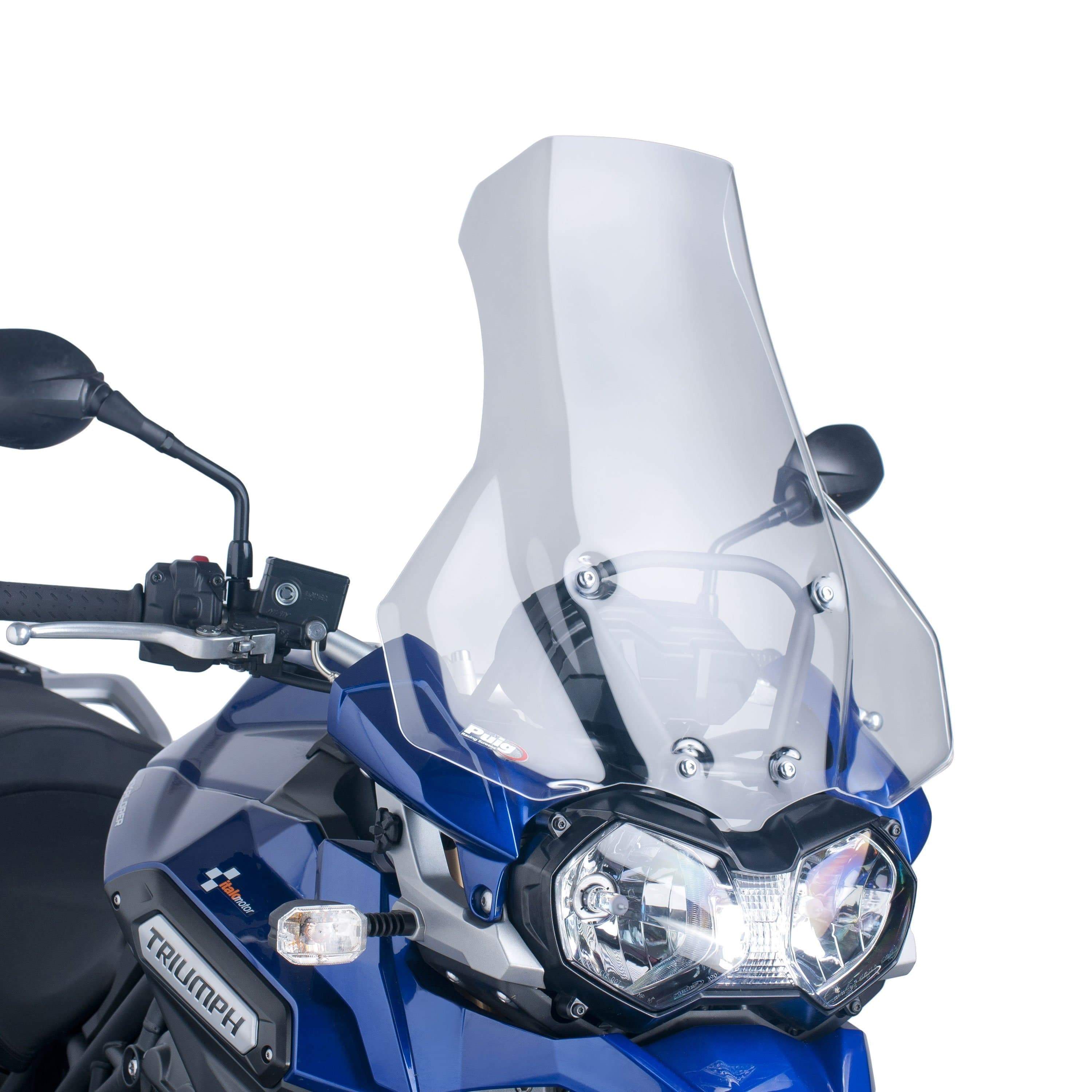 Puig Touring Screen | Clear | Triumph Tiger Explorer 1200 XC/XCX/XRA/Low 2013>2015 -  Shop name