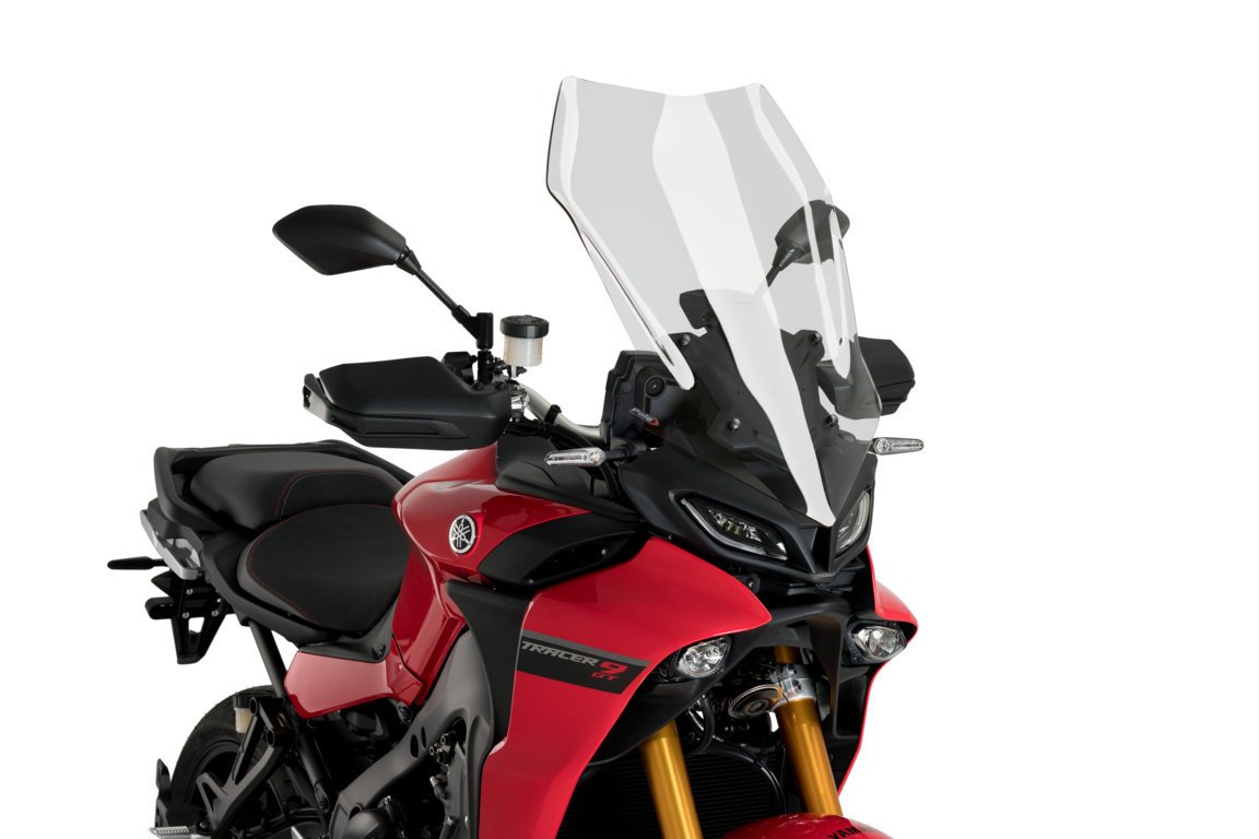 Puig Touring Screen | Clear | Yamaha Tracer 9 GT/GT+ 2021>Current-M3762W-Screens-Pyramid Motorcycle Accessories