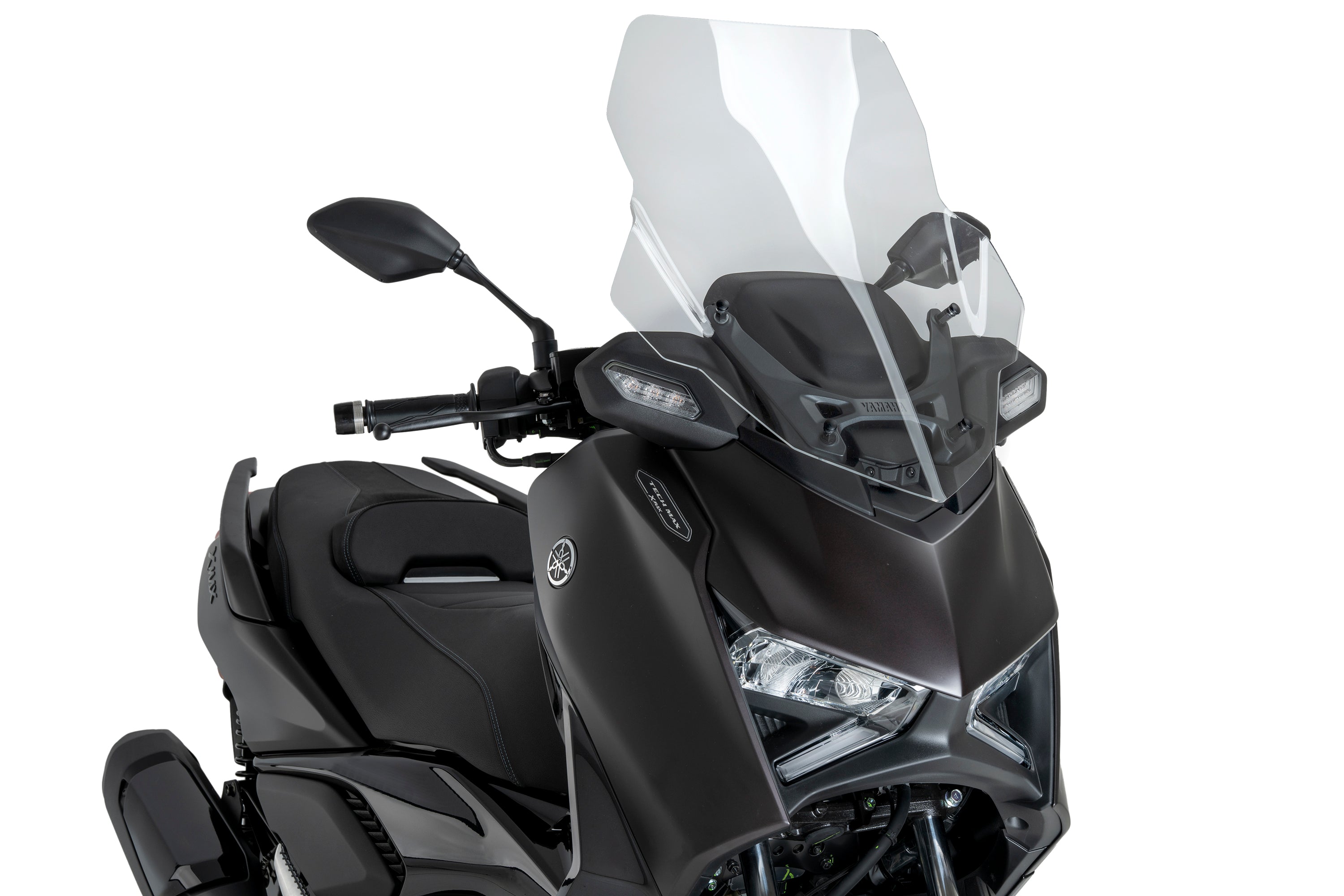 Puig Touring Screen | Clear | Yamaha XMAX 125/300 Tech Max 2025>Current-Screens-Pyramid Motorcycle Accessories