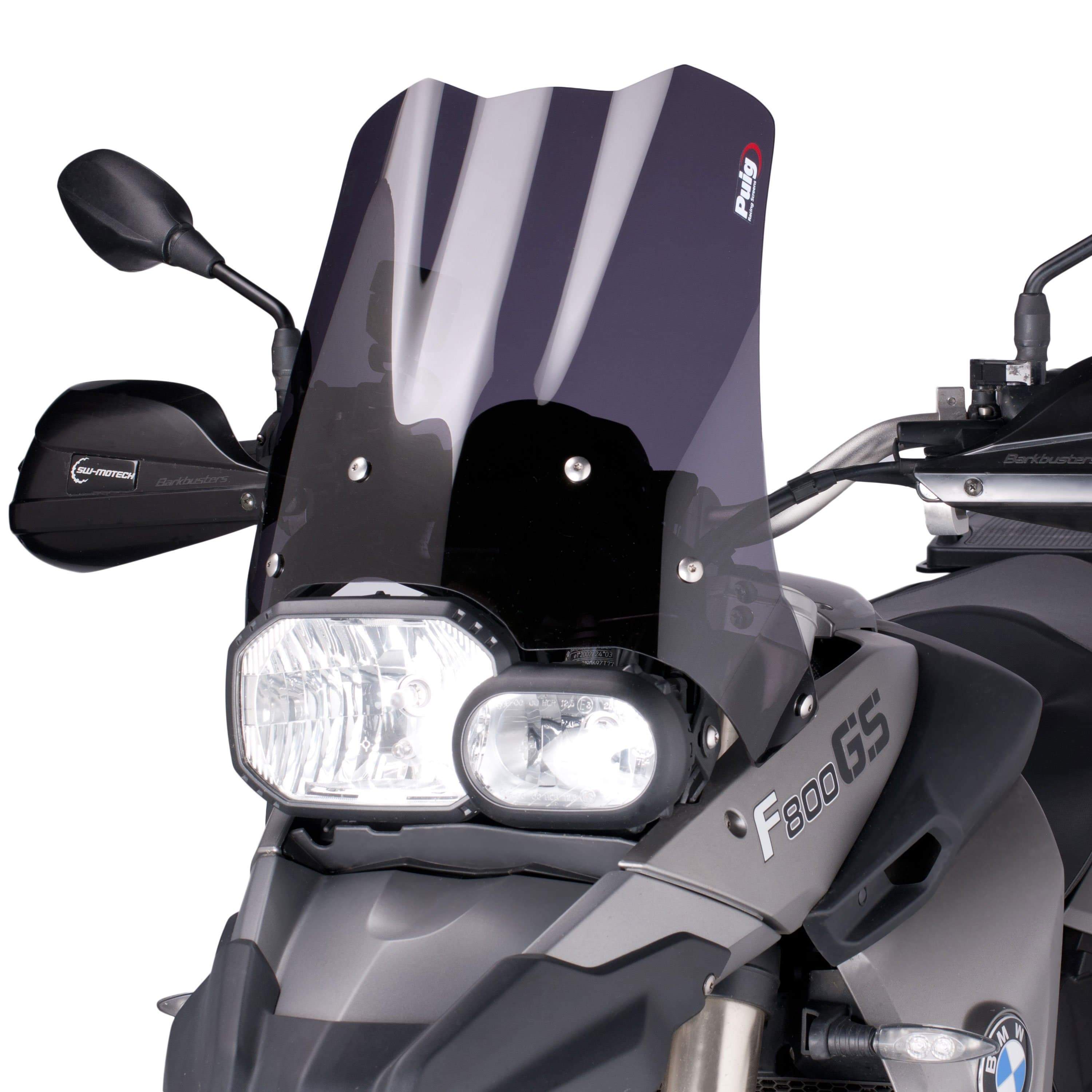 Puig Touring Screen | Dark Smoke | BMW F 800 GS 2008>2017-Screens-Pyramid Motorcycle Accessories