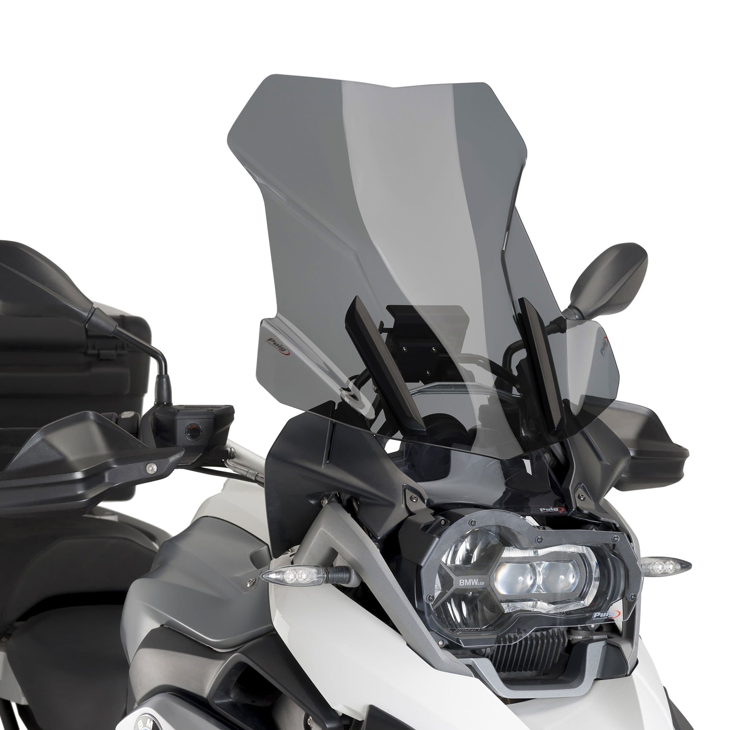Puig Touring Screen | Dark Smoke | BMW R 1200 GS Rallye / Exclusive 2017>2018-Screens-Pyramid Motorcycle Accessories