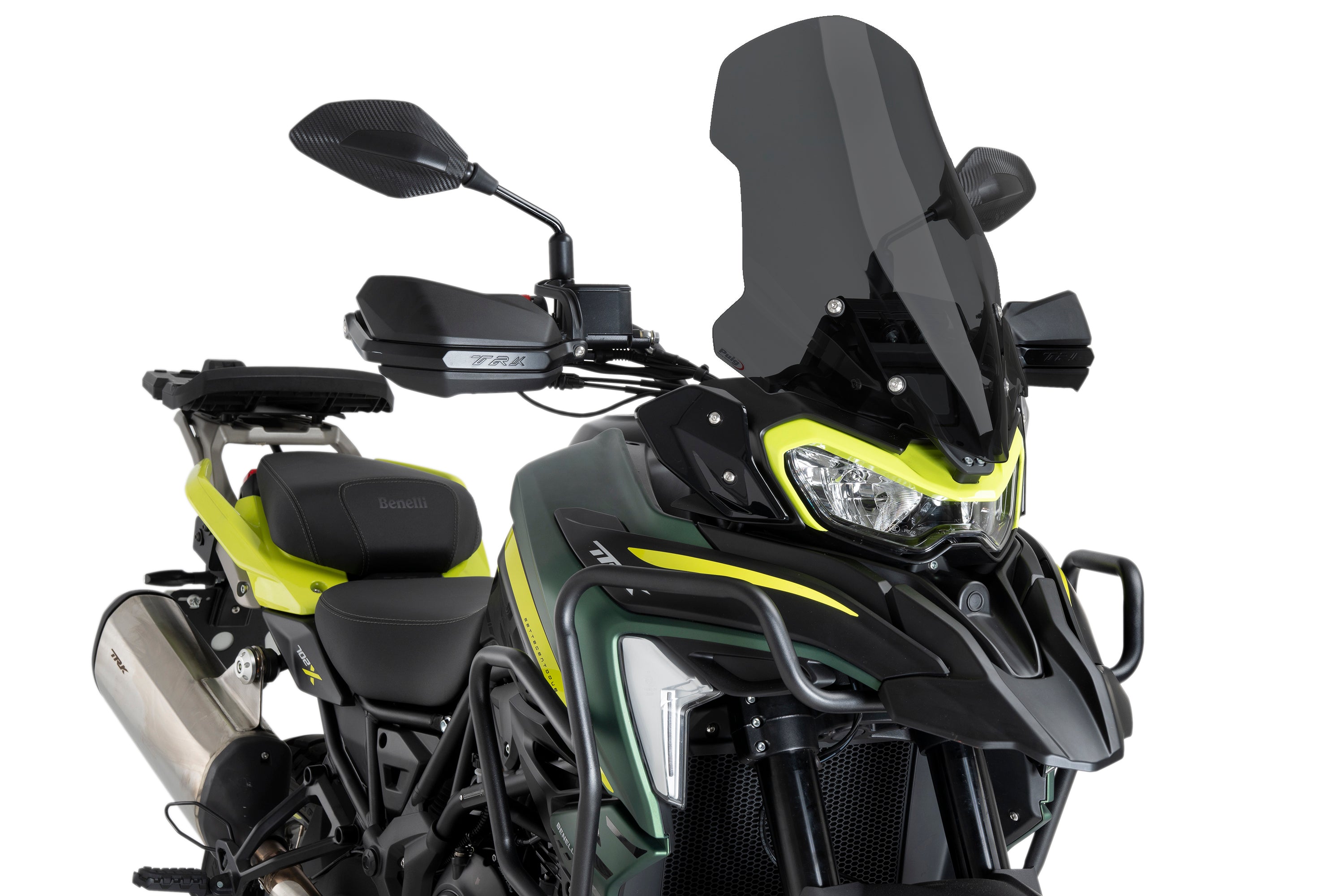 Puig Touring Screen | Dark Smoke | Benelli TRK 702/X 2023>Current-Screens-Pyramid Motorcycle Accessories