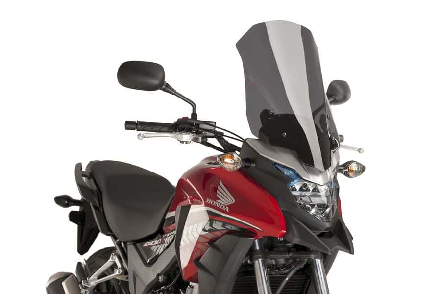 Puig Touring Screen | Dark Smoke | Honda CB 500 X 2016>2023-M8901F-Screens-Pyramid Motorcycle Accessories