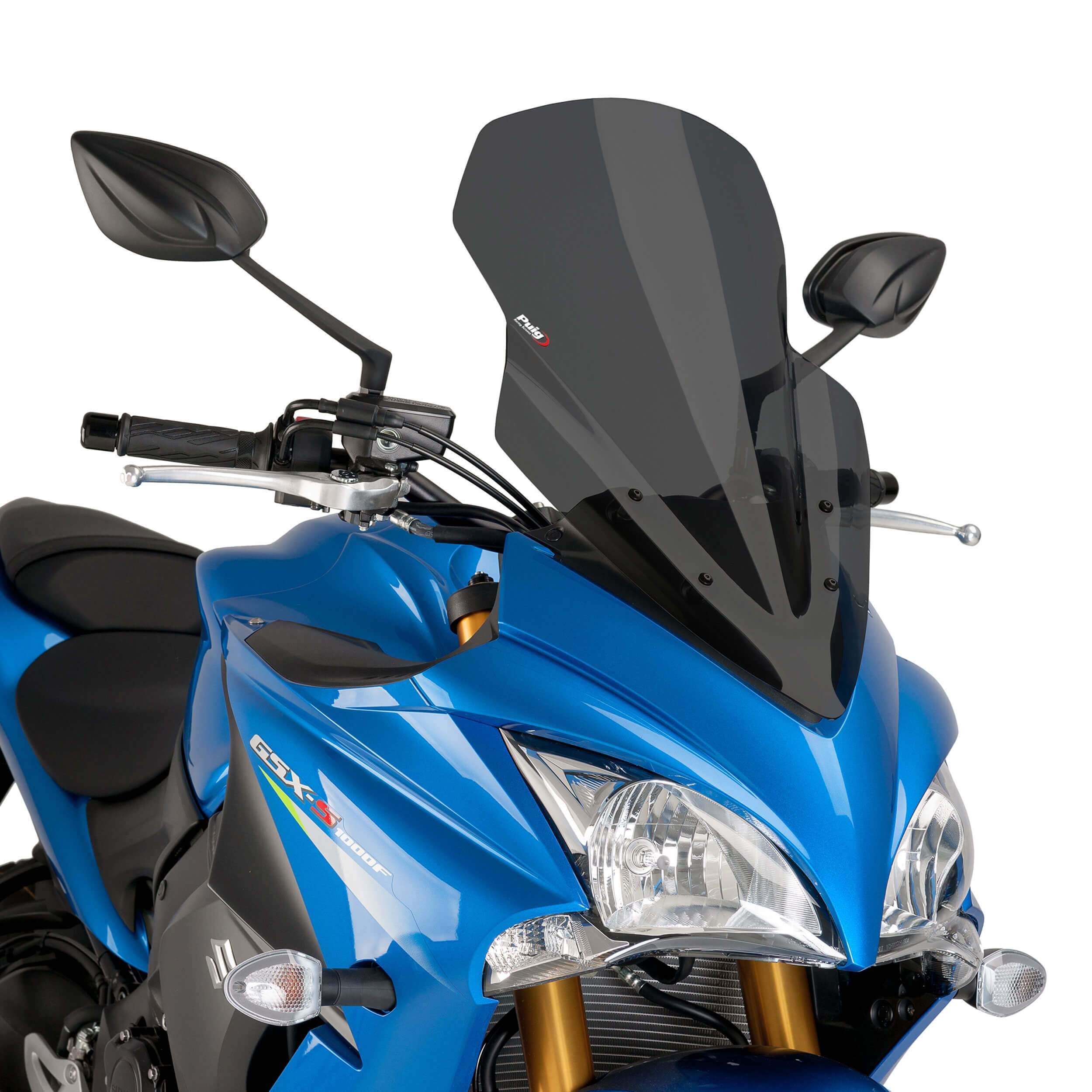 Puig Touring Screen | Dark Smoke | Suzuki GSX-S 1000 FA 2015>2020-M7640F-Screens-Pyramid Motorcycle Accessories