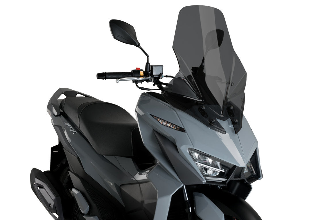 Puig Touring Screen | Dark Smoke | Sym Jet X 125 2023>Current-M21534F-Screens-Pyramid Motorcycle Accessories