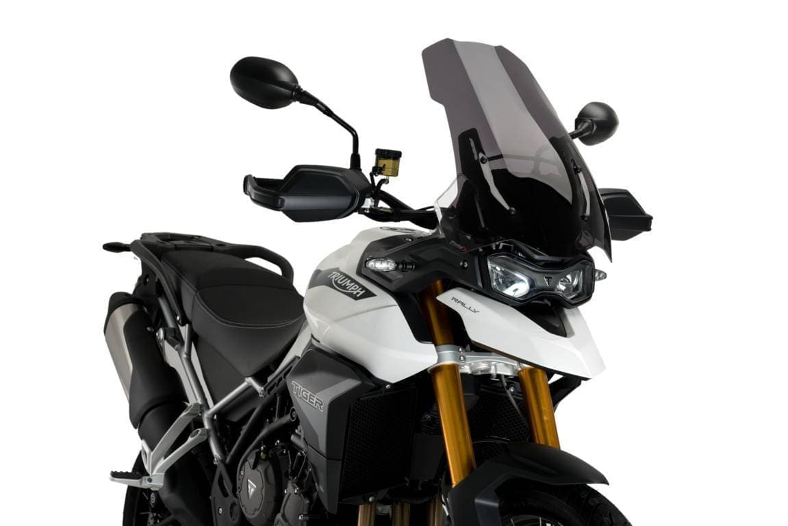 Puig Touring Screen | Dark Smoke | Triumph Tiger 900 GT Low 2020>2022-M20375F-Screens-Pyramid Motorcycle Accessories