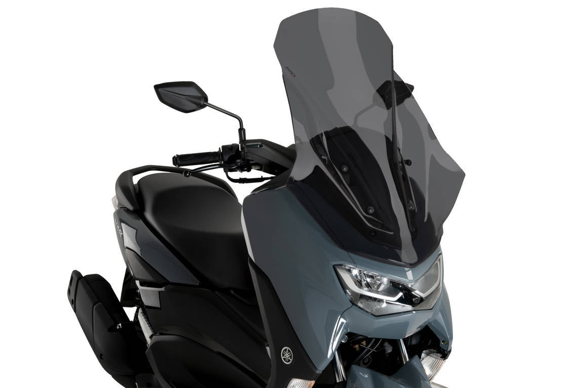 Puig Touring Screen | Dark Smoke | Yamaha NMAX 125 2021>Current-M21802F-Screens-Pyramid Motorcycle Accessories