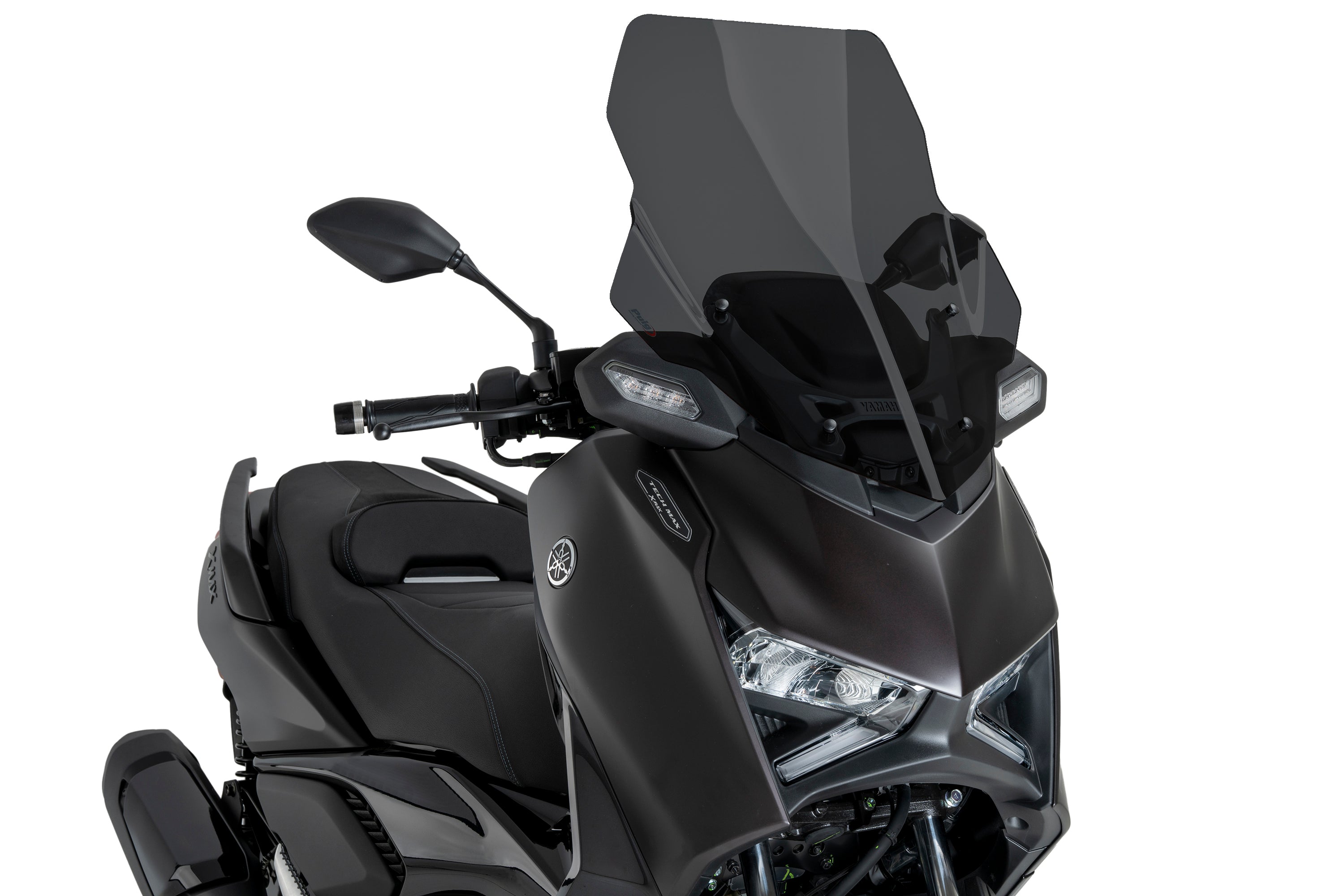Puig Touring Screen | Dark Smoke | Yamaha XMAX 125/300 Tech Max 2025>Current-Screens-Pyramid Motorcycle Accessories