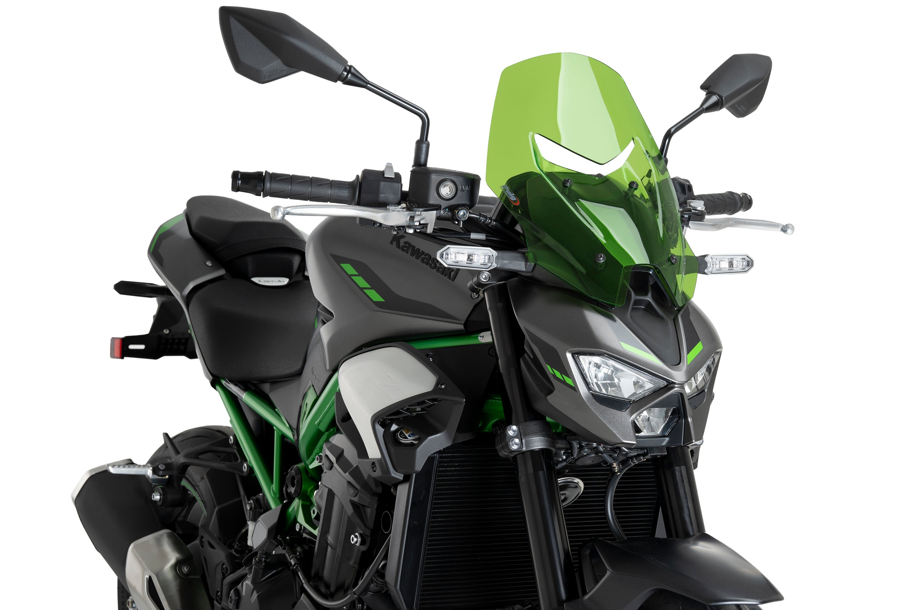 Puig Touring Screen | Green | Kawasaki Z 900 2025>Current -  Shop name