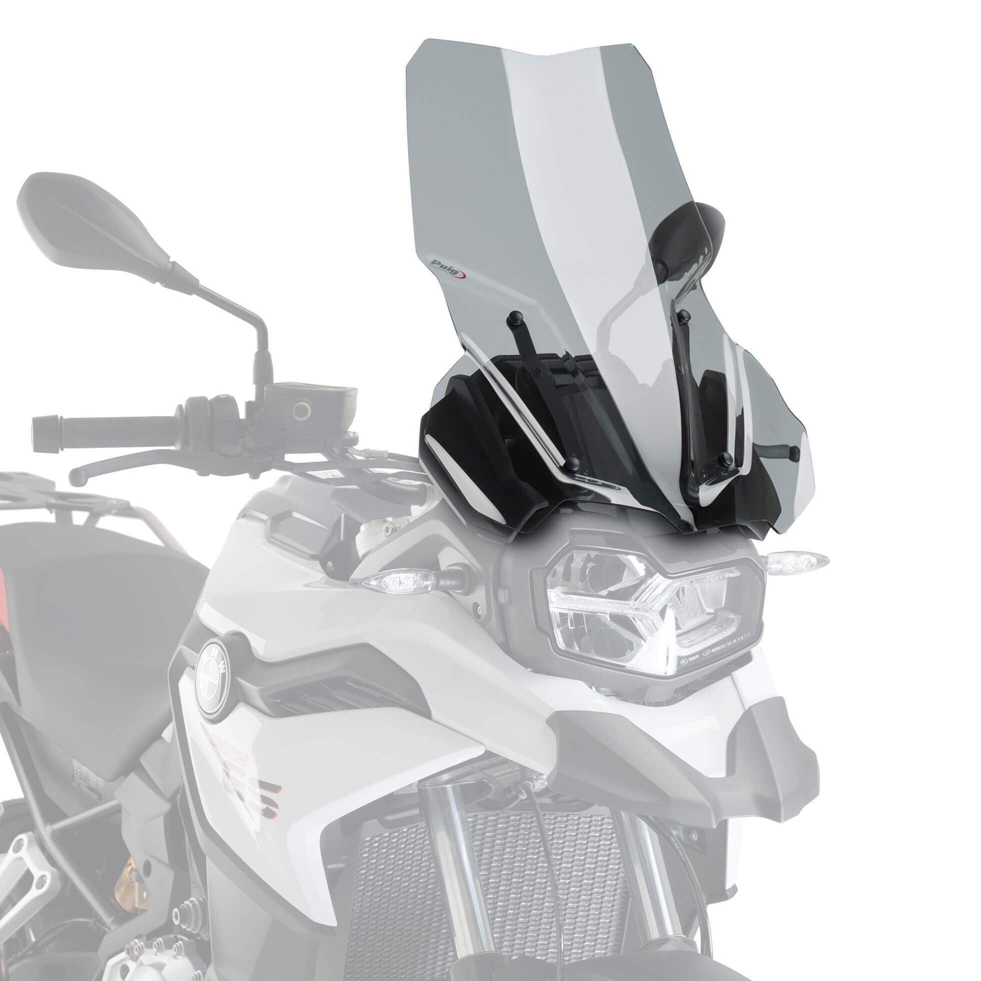 Puig Touring Screen | Light Smoke | BMW F 850 GS/GSA 2018>Current-M9770H-Screens-Pyramid Motorcycle Accessories