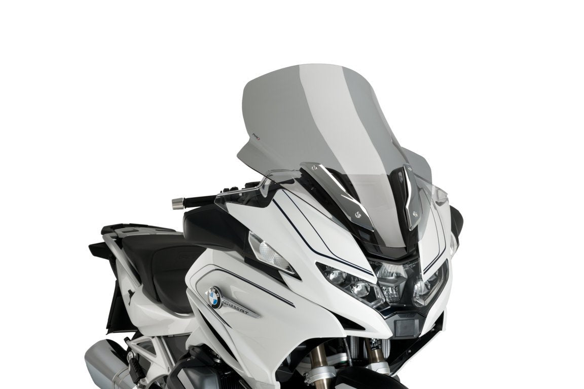 Puig Touring Screen | Light Smoke | BMW R 1250 RT 2021>Current -   Pyramid Motorcycle Accessories