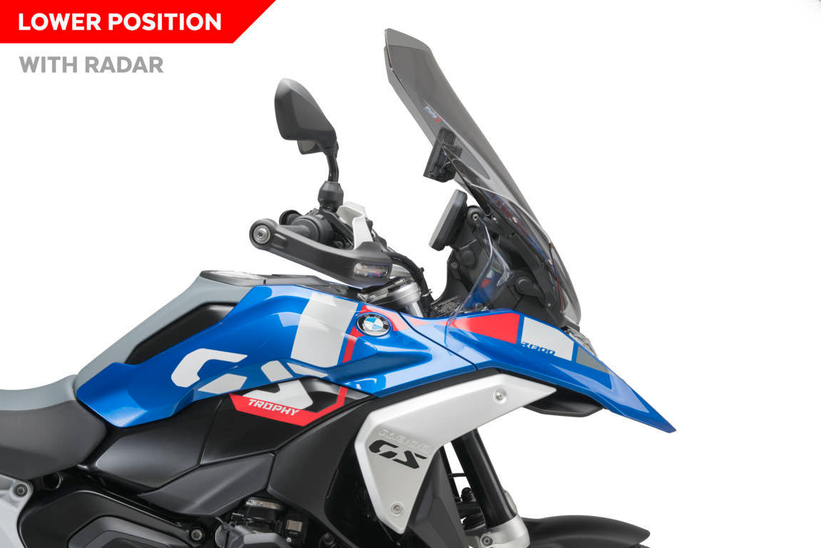 Puig Touring Screen | Light Smoke | BMW R 1300 GS with Radar/without Enduro Pack 2023>Current-Screens-Pyramid Motorcycle Accessories
