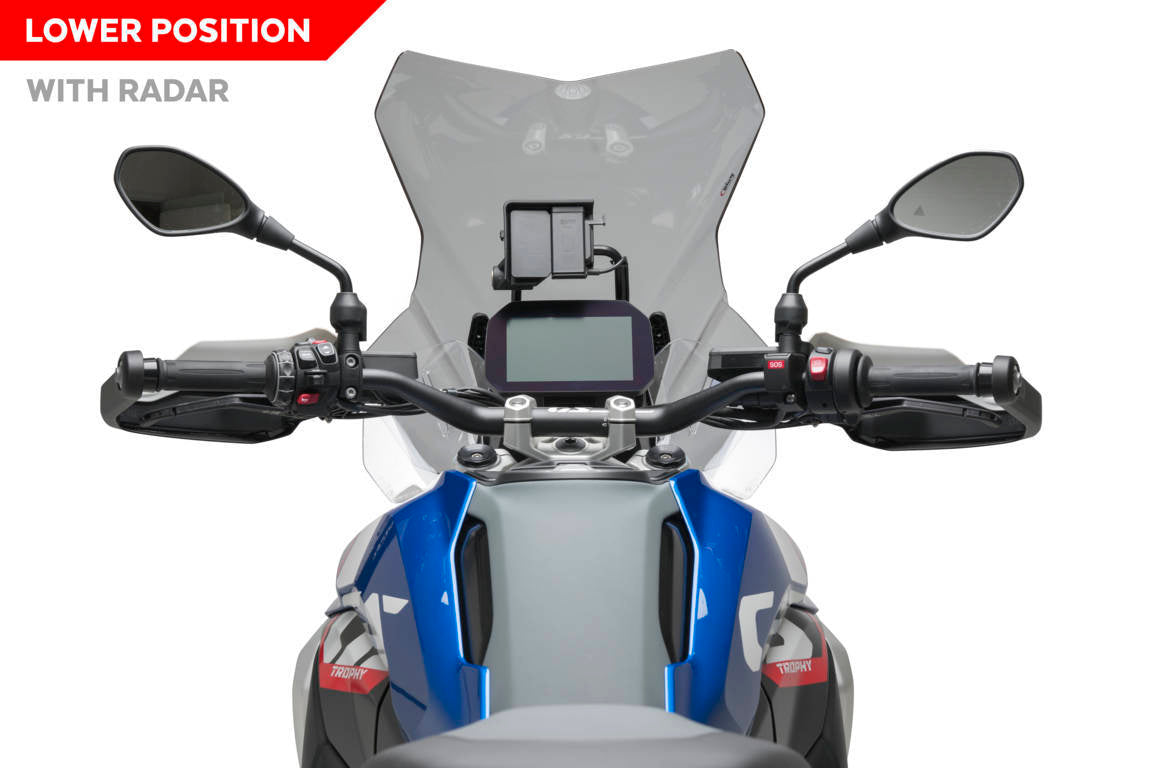 Puig Touring Screen | Light Smoke | BMW R 1300 GS with Radar/without Enduro Pack 2023>Current-Screens-Pyramid Motorcycle Accessories