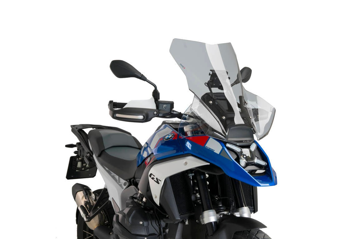 Puig Touring Screen | Light Smoke | BMW R 1300 GS with Radar/without Enduro Pack 2023>Current-Screens-Pyramid Motorcycle Accessories