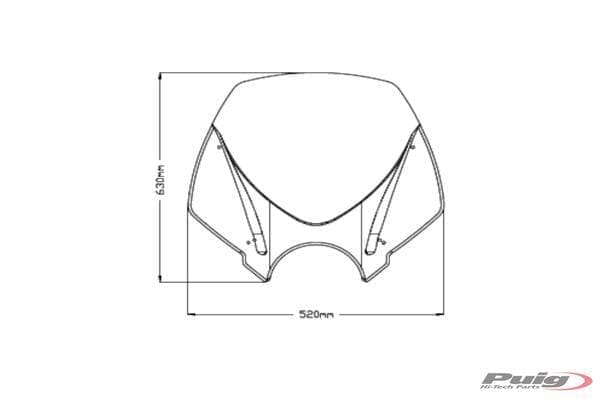 Puig Touring Screen | Light Smoke | BMW R 18 2020>Current -  Shop name
