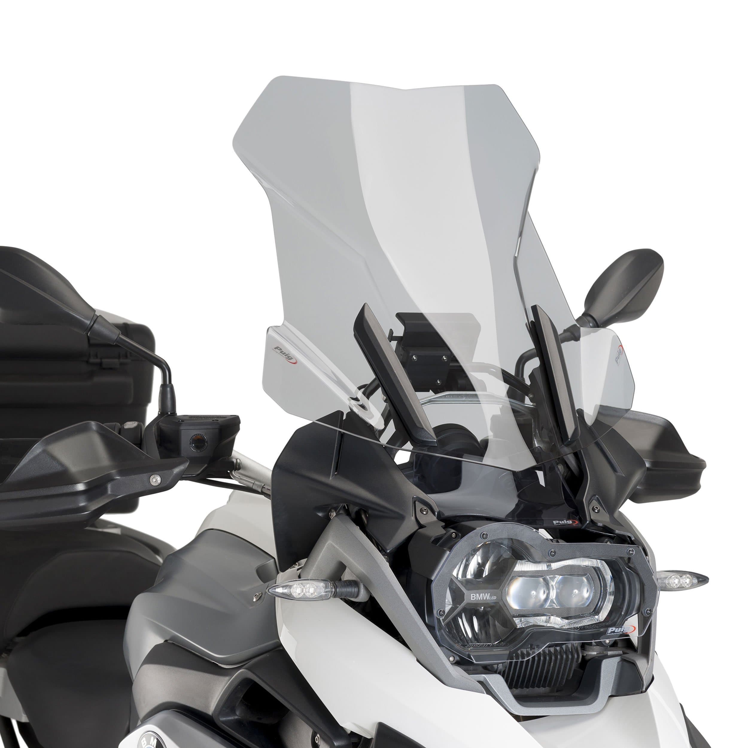 Puig Touring Screen | Light Smoke | BMW R1200 GS Adventure 2014>2018-M6486H-Screens-Pyramid Motorcycle Accessories