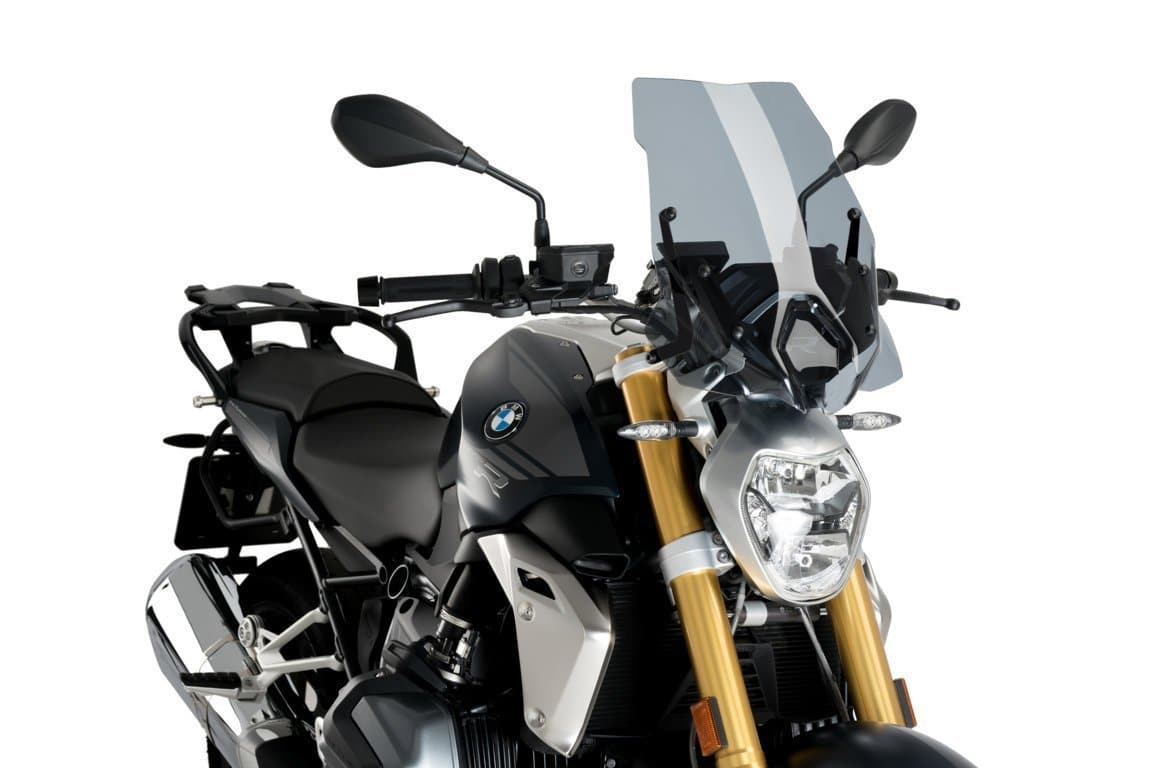 Puig Touring Screen | Light Smoke | BMW R1250 R 2019>Current (With BMW screen support)-M3626H-Screens-Pyramid Motorcycle Accessories