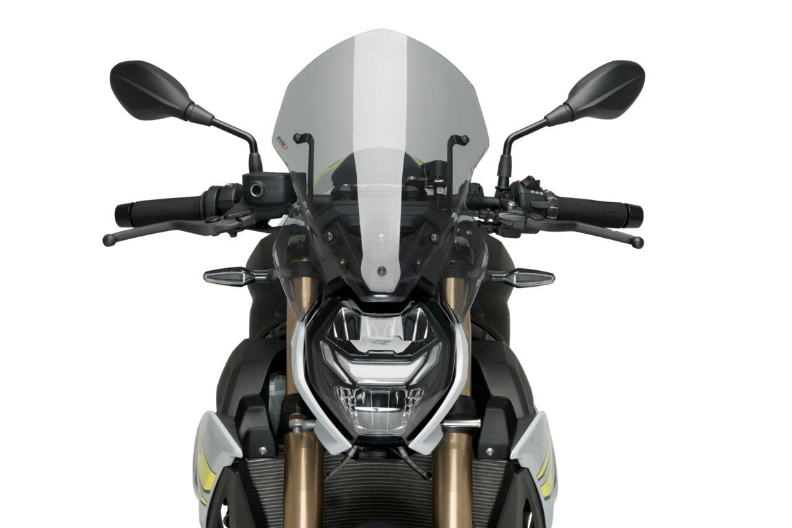 Puig Touring Screen | Light Smoke | BMW S 1000 R (incl. M) 2021>2024-Screens-Pyramid Motorcycle Accessories
