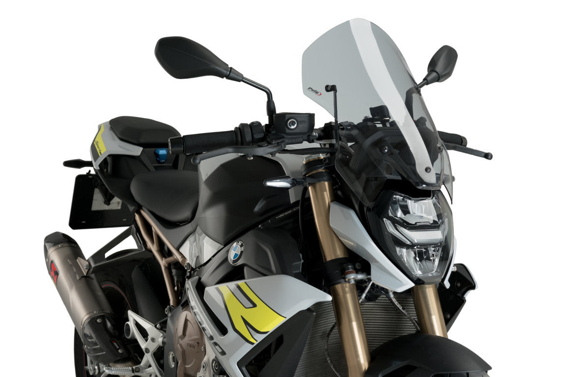 Puig Touring Screen | Light Smoke | BMW S 1000 R (incl. M) 2021>2024-Screens-Pyramid Motorcycle Accessories