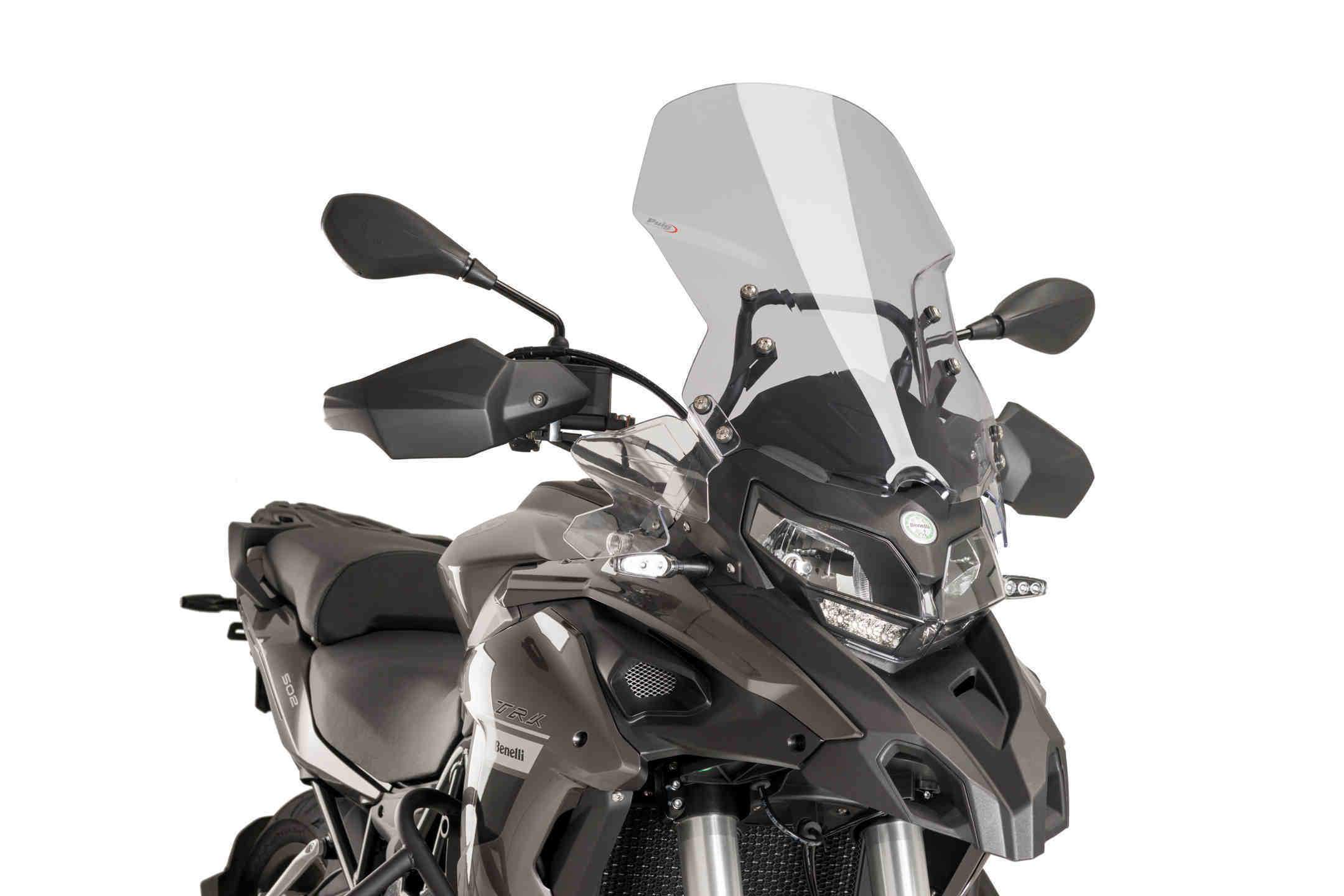 Puig Touring Screen | Light Smoke | Benelli TRK 502 2016>2023-M9485H-Screens-Pyramid Motorcycle Accessories