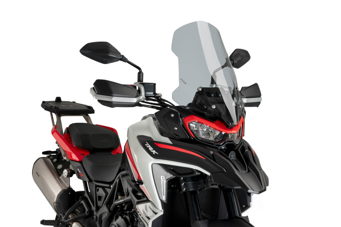 Puig Touring Screen | Light Smoke | Benelli TRK 702/702X 2023>Current-M21754H-Screens-Pyramid Motorcycle Accessories