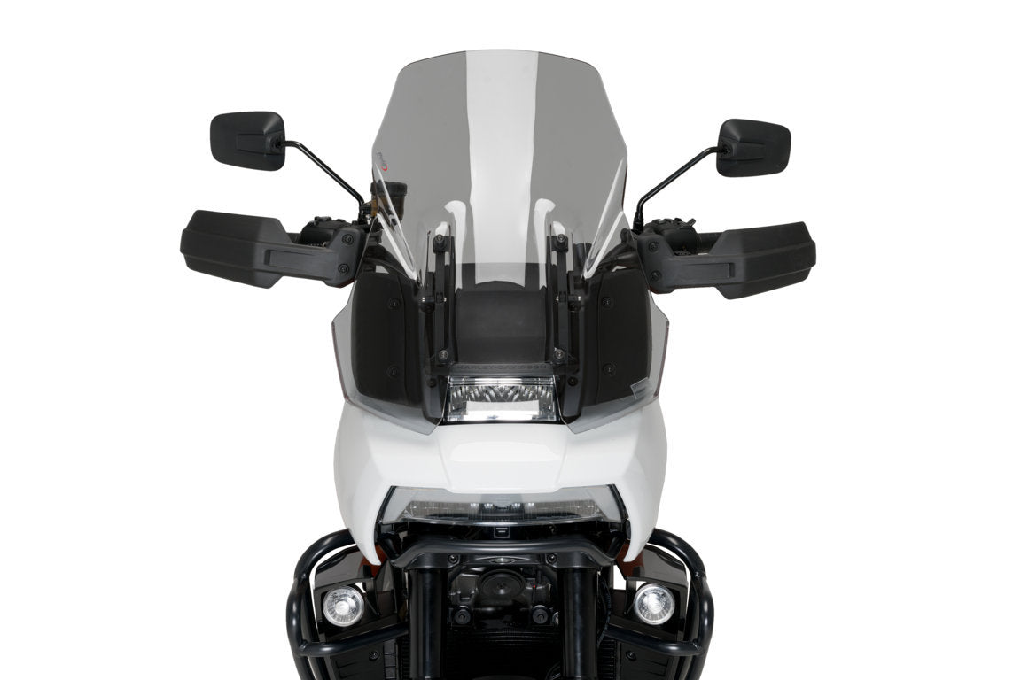 Puig Touring Screen | Light Smoke | Harley Davidson Pan America 1250 Special 2021>2023-M20840H-Screens-Pyramid Motorcycle Accessories