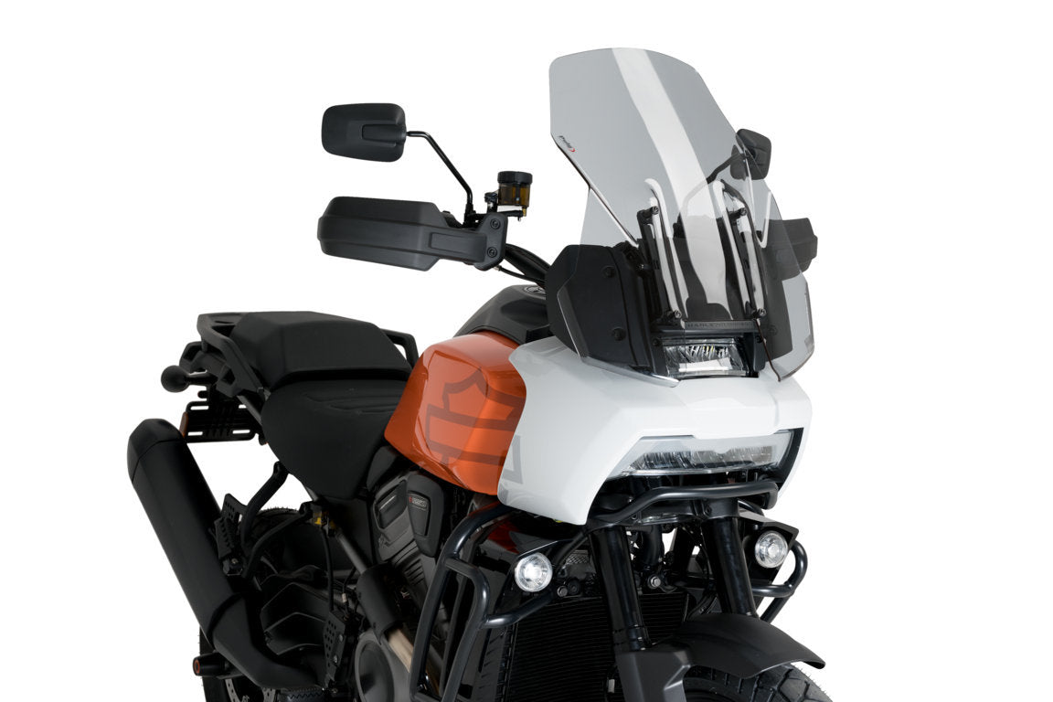 Puig Touring Screen | Light Smoke | Harley Davidson Pan America 1250 Special 2021>2023-M20840H-Screens-Pyramid Motorcycle Accessories