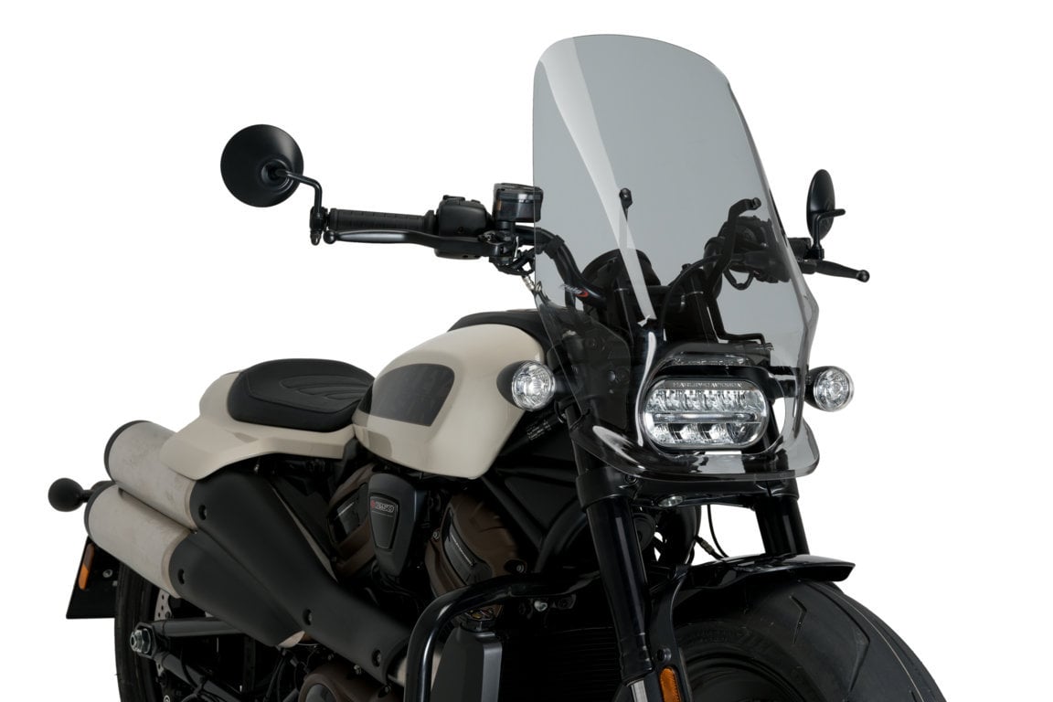 Puig Touring Screen | Light Smoke | Harley Davidson Sportster S (RH1250S) 2021>Current -  Shop name