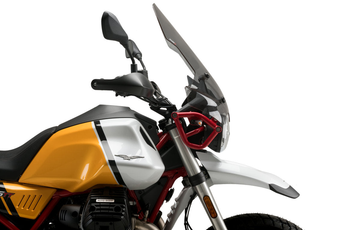 Puig Touring Screen | Light Smoke | Moto Guzzi V85 TT Centenario 850 2021>2023-M21176H-Screens-Pyramid Motorcycle Accessories
