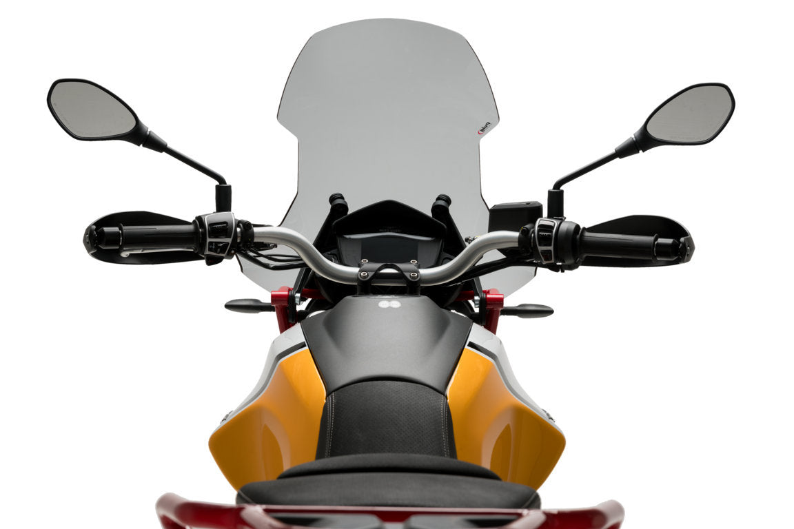 Puig Touring Screen | Light Smoke | Moto Guzzi V85 TT Centenario 850 2021>2023-M21176H-Screens-Pyramid Motorcycle Accessories
