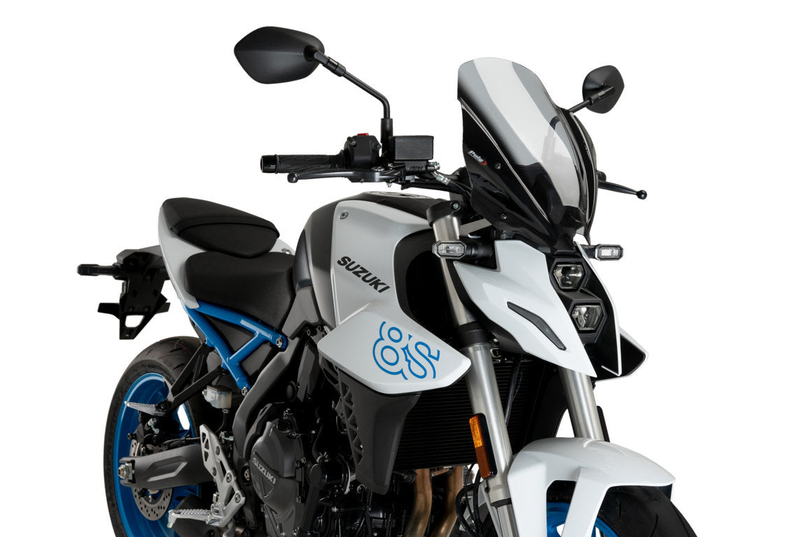 Puig Touring Screen | Light Smoke | Suzuki GSX-8S 2023>Current-M21650H-Screens-Pyramid Motorcycle Accessories