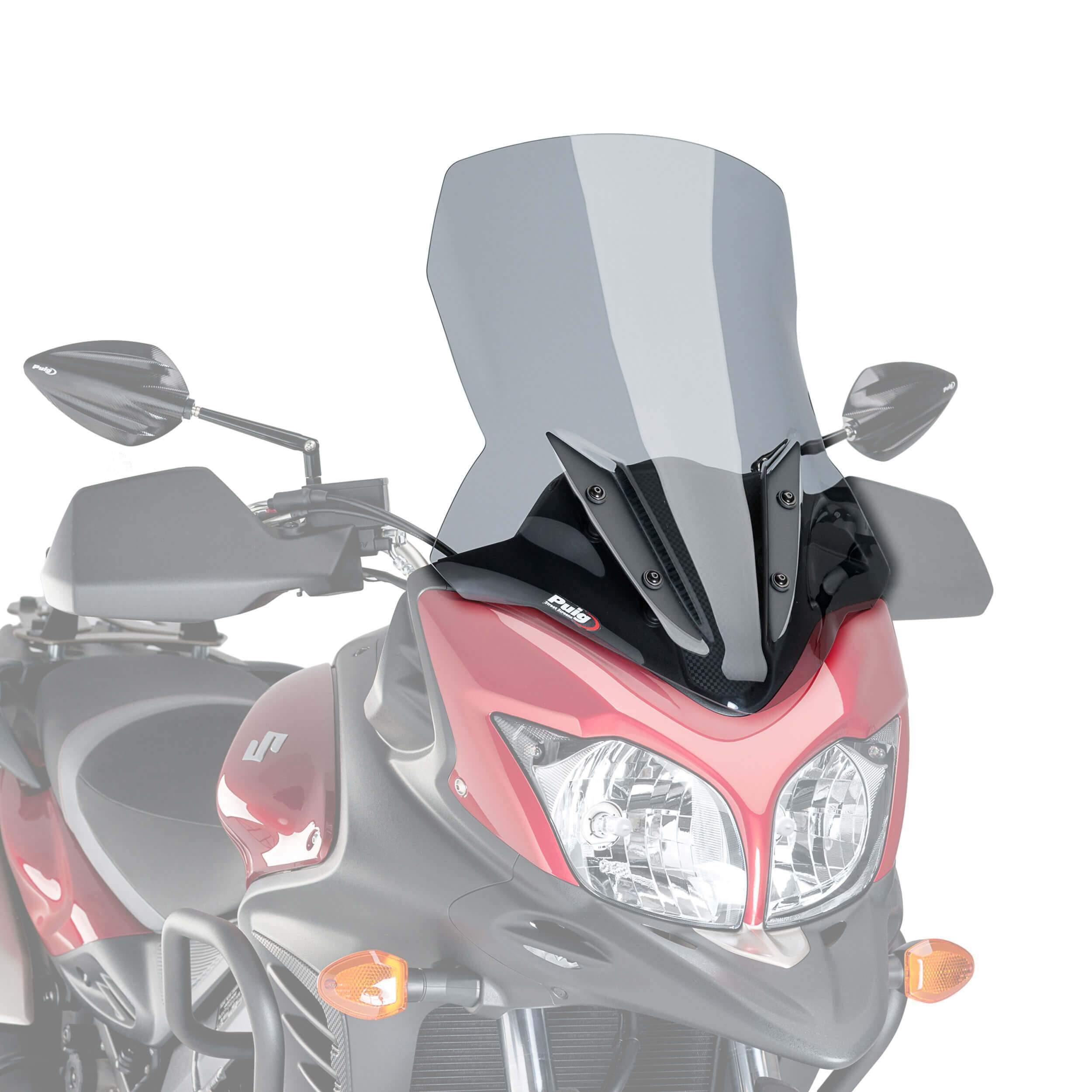 Puig Touring Screen | Light Smoke | Suzuki V-Strom 650XT 2012>2016-Screens-Pyramid Motorcycle Accessories