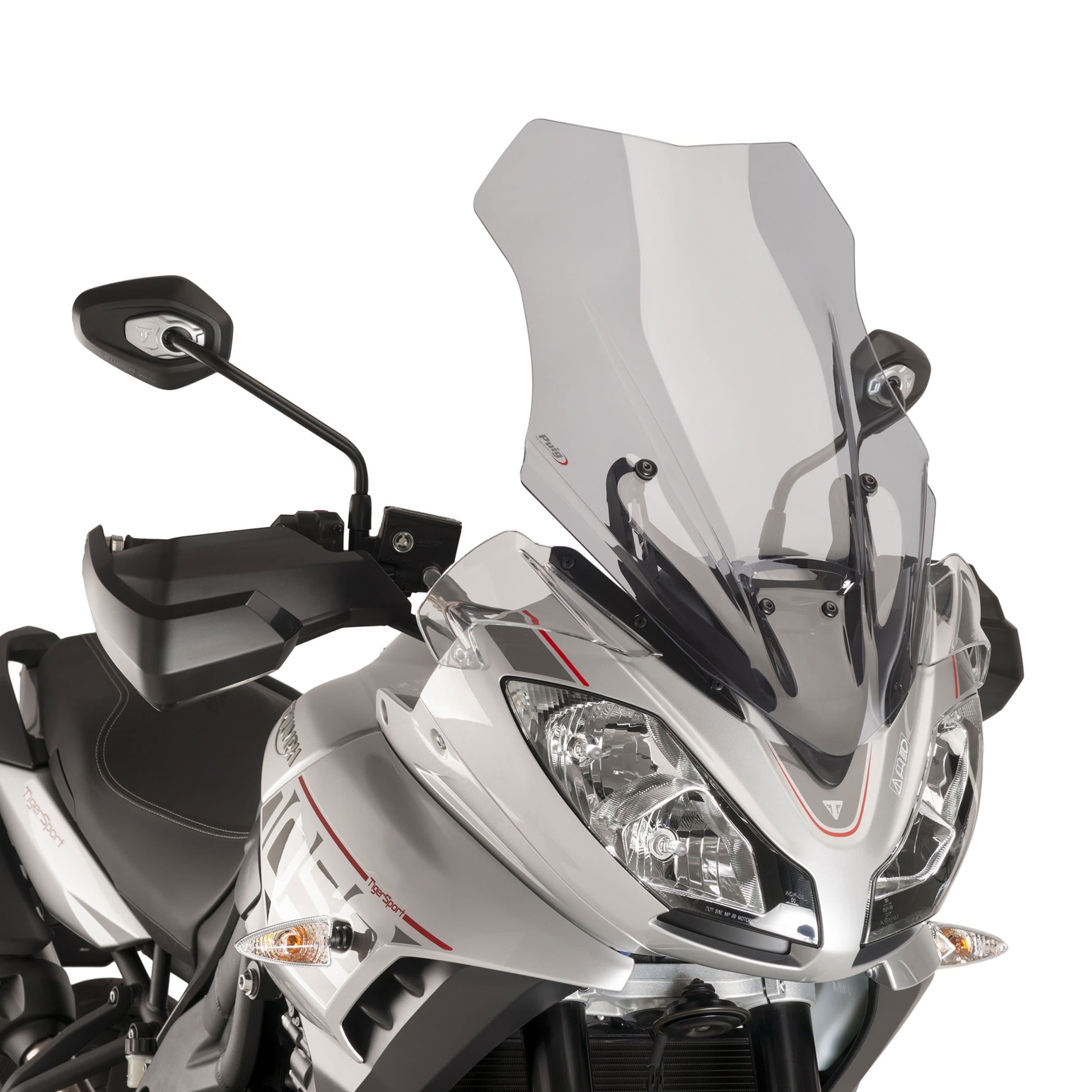 Puig Touring Screen | Light Smoke | Triumph Tiger 1050 Sport 2016>2020-M9200H-Screens-Pyramid Motorcycle Accessories