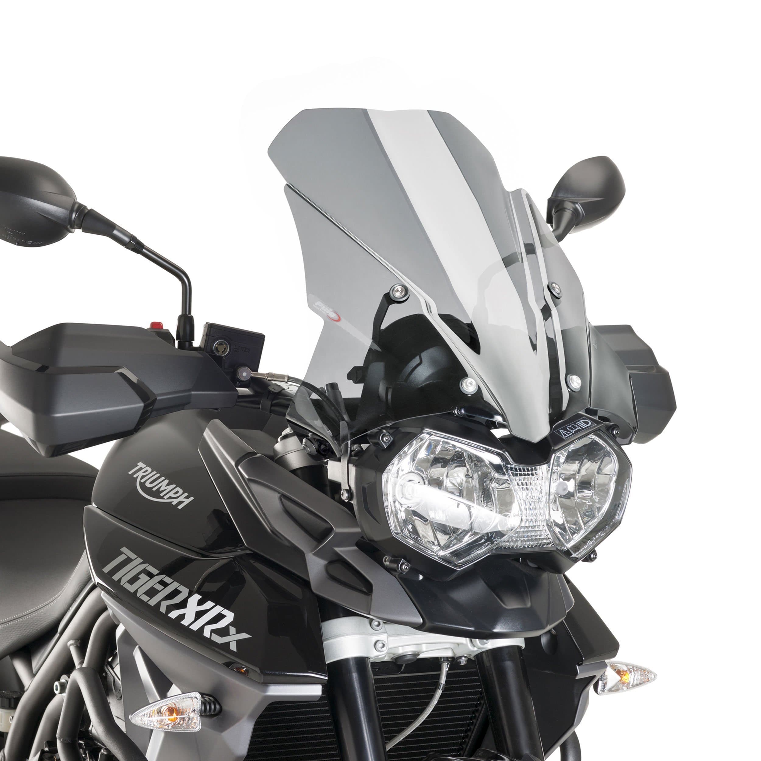 Puig Touring Screen | Light Smoke | Triumph Tiger 800 XR/XRT/XRX/Low 2015>2017-Screens-Pyramid Motorcycle Accessories