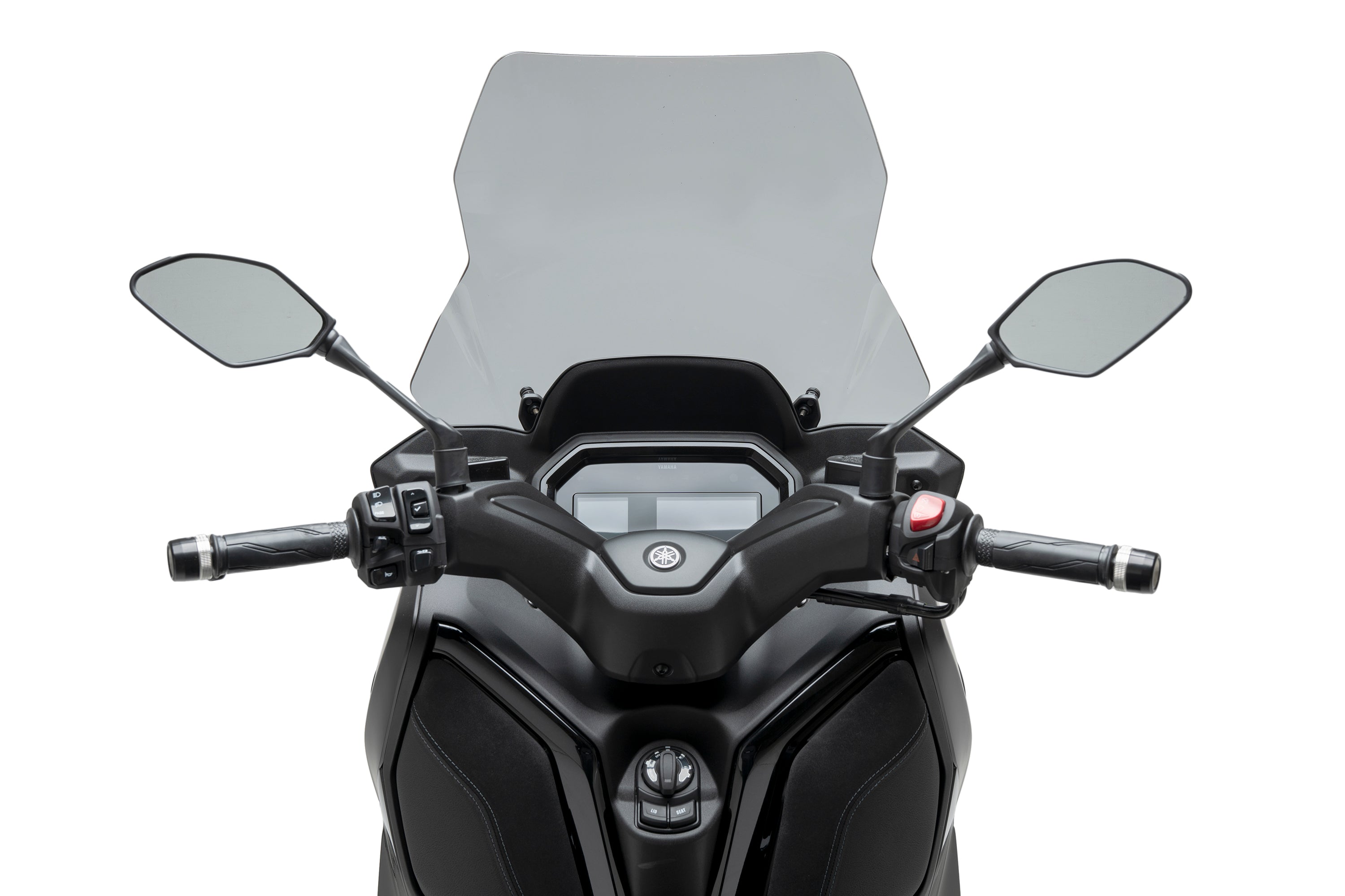 Puig Touring Screen | Light Smoke | Yamaha XMAX 125/300 Tech Max 2025>Current-Screens-Pyramid Motorcycle Accessories