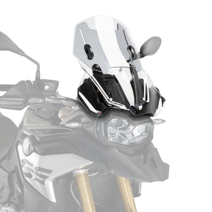 Puig Touring Screen (Option B) | Clear | BMW F 850 GS Adventure 2018>2023-Screens-Pyramid Motorcycle Accessories