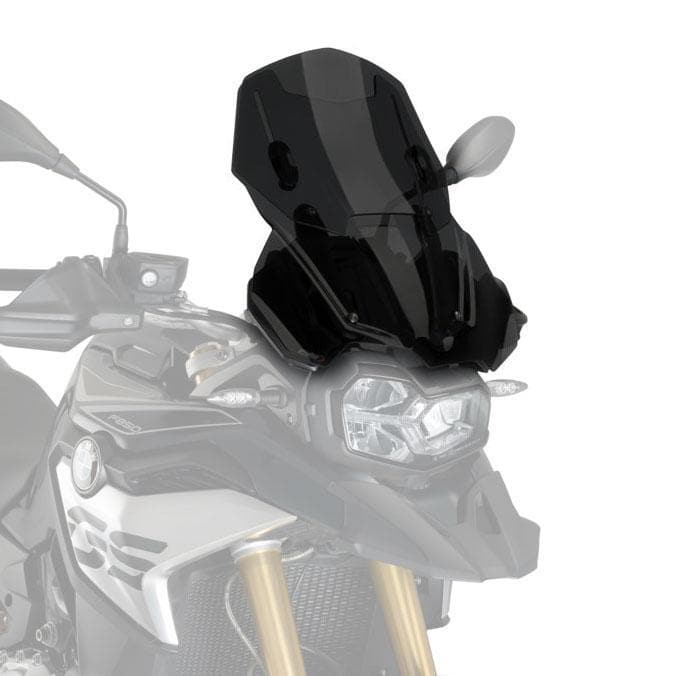 Puig Touring Screen (Option B) | Dark Smoke | BMW F 850 GS 2018>2023-Screens-Pyramid Motorcycle Accessories