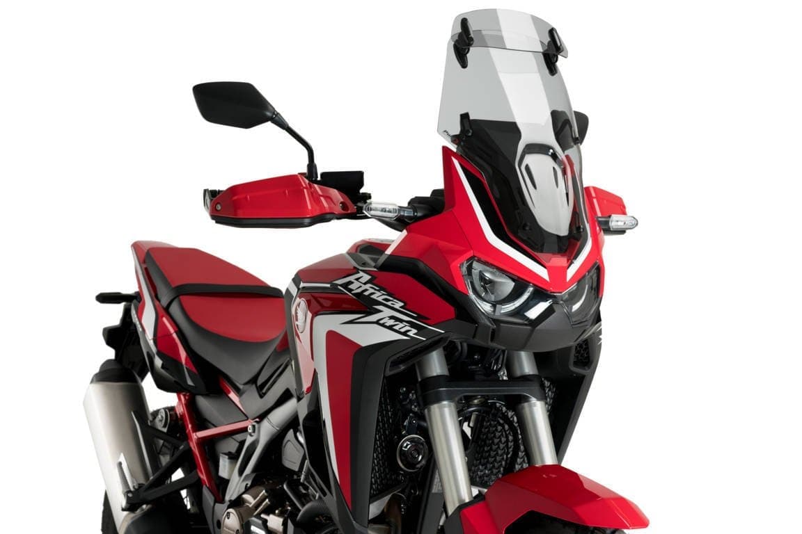 Puig Touring Screen With Visor | Light Smoke | Honda CRF 1100 L Africa Twin 2020>2023 -  Shop name