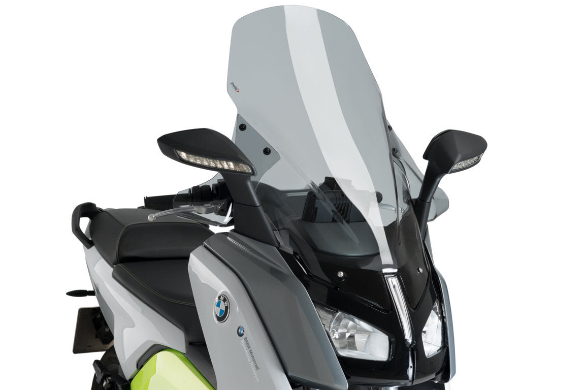Puig Touring Screen inc. Hand Deflectors | Light Smoke | BMW C Evolution 2014>2020 -  Shop name