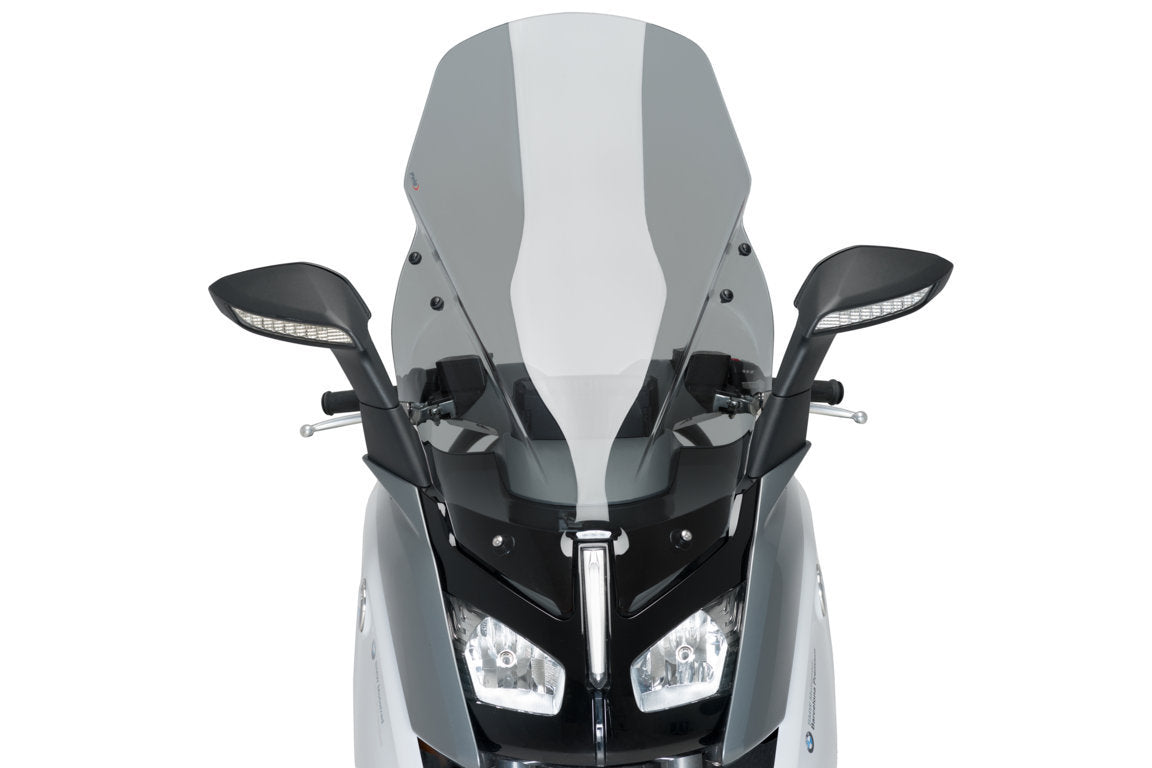 Puig Touring Screen inc. Hand Deflectors | Light Smoke | BMW C Evolution 2014>2020 -  Shop name