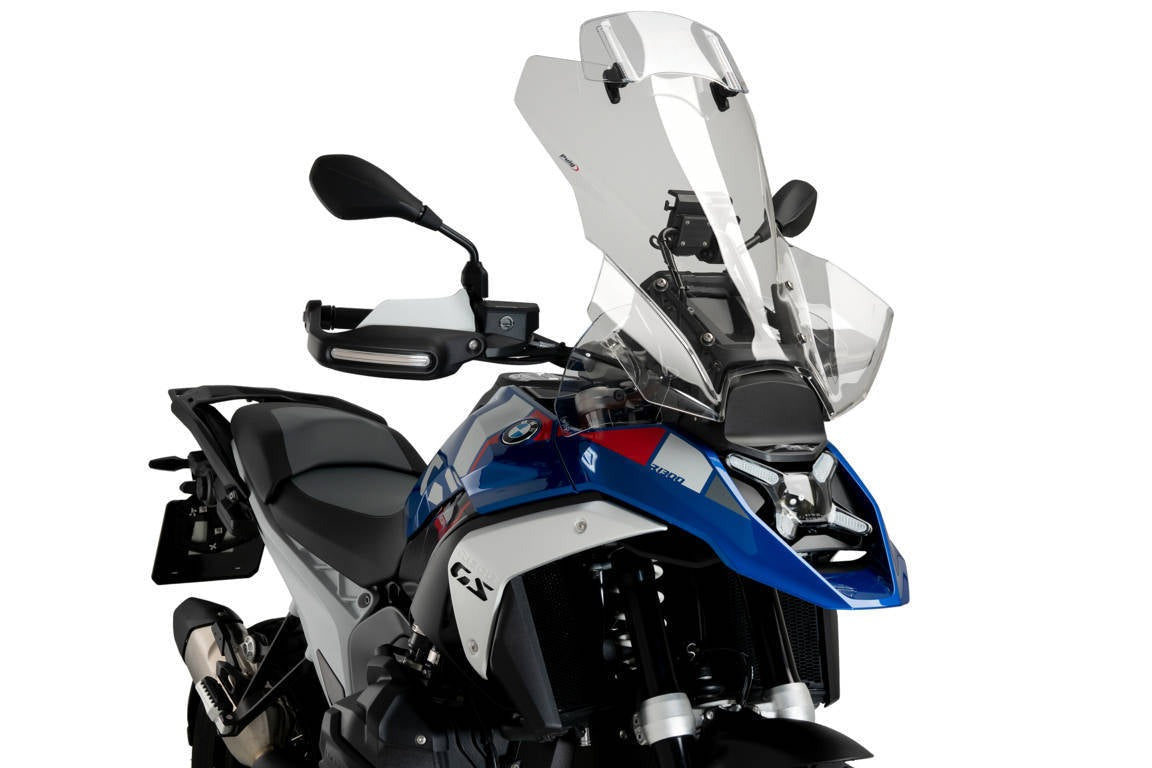 Puig Touring Screen with Visor | Clear | BMW R 1300 GS with Radar 2023>Current -  Shop name