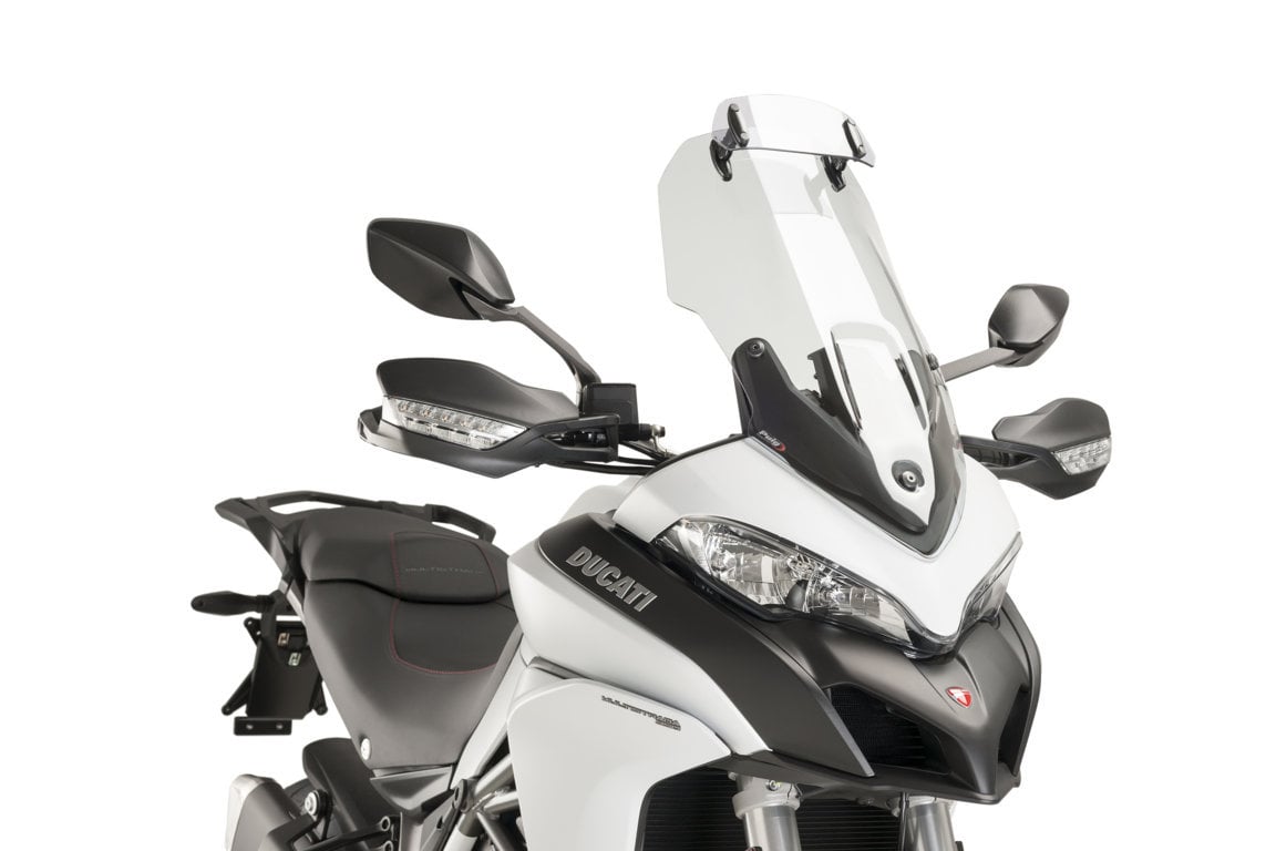 Puig Touring Screen with Visor | Clear | Ducati Multistrada 950/S 2017>Current -  Shop name