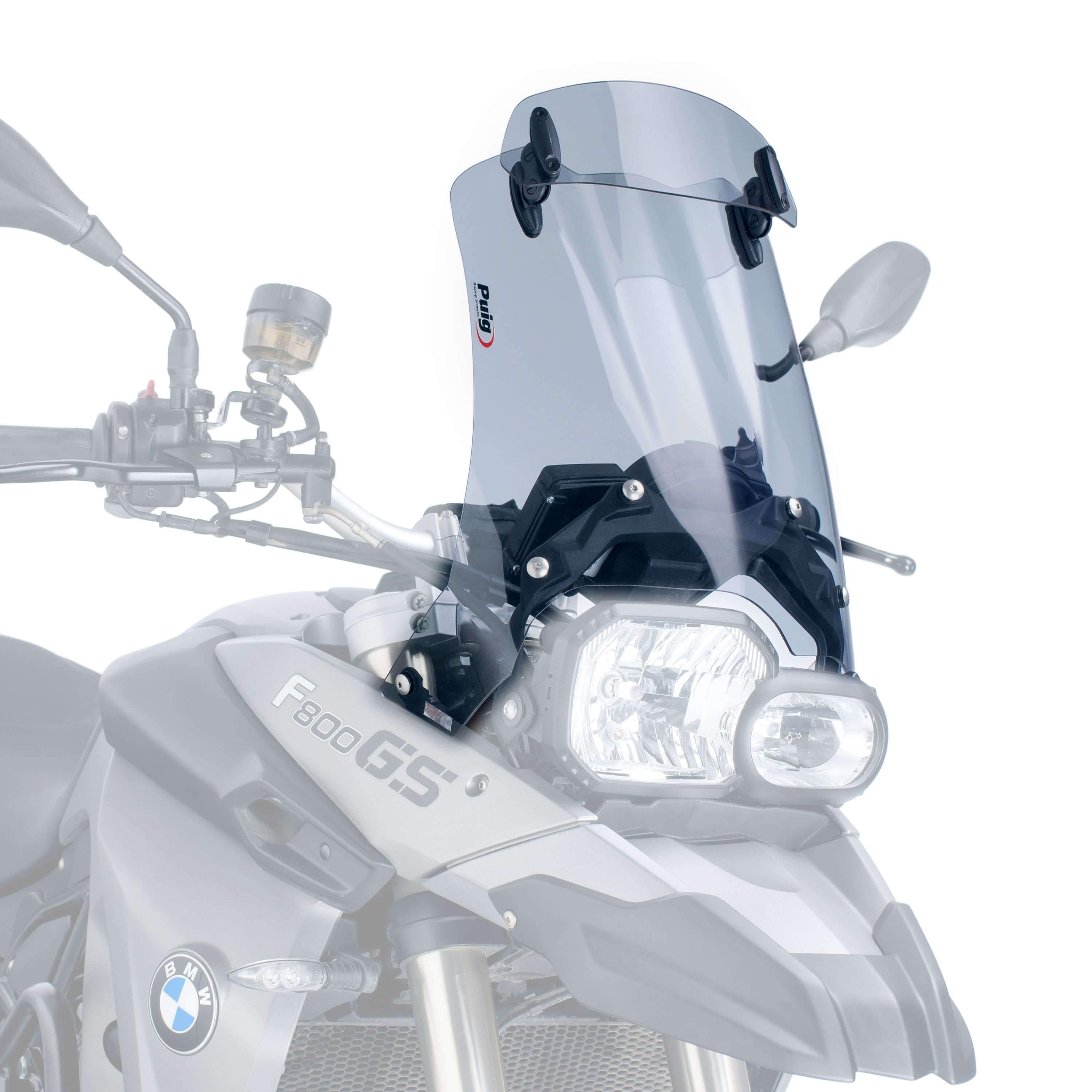 Puig Touring Screen with Visor | Light Smoke | BMW F 650 GS 2008>2012-M5914H-Screens-Pyramid Motorcycle Accessories