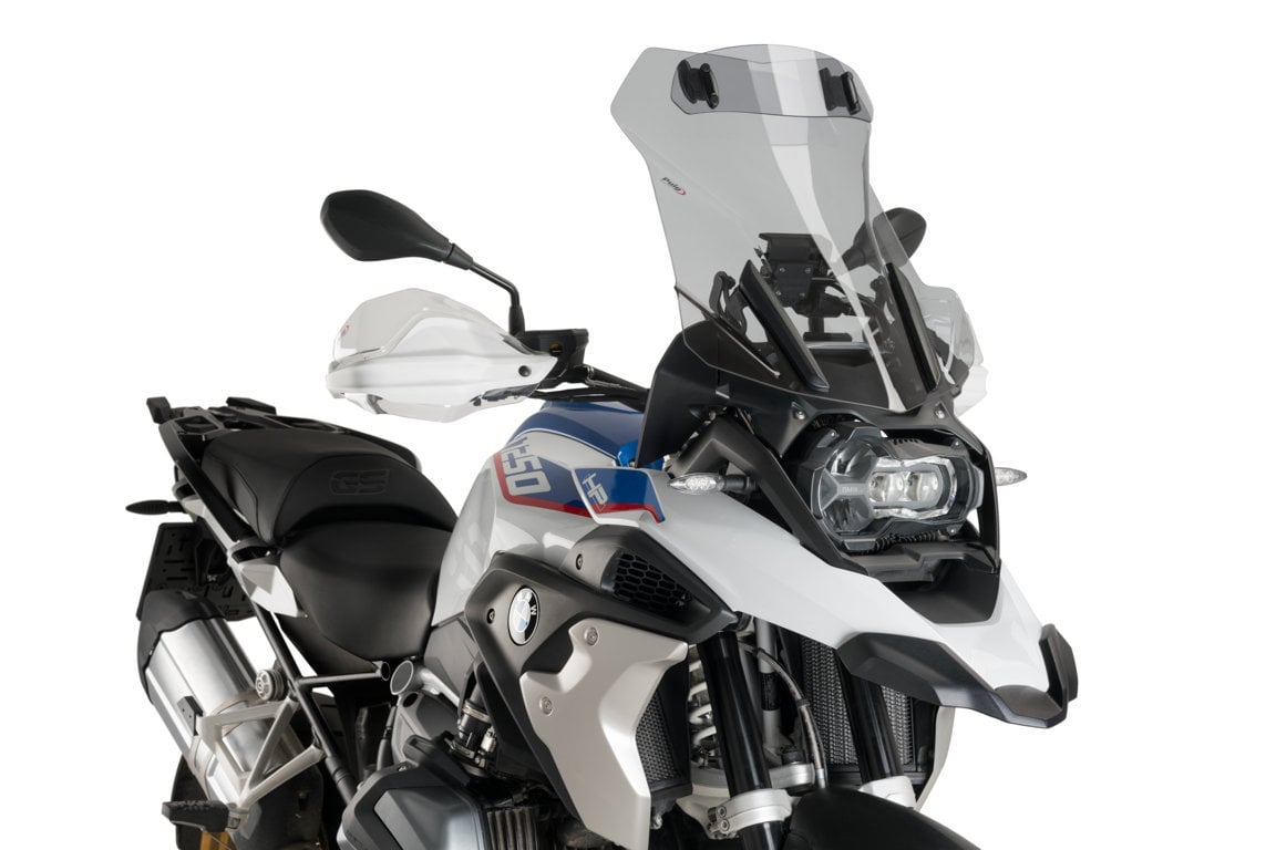 Puig Touring Screen with Visor | Light Smoke | BMW R1250 GS 2018>Current-M6504H-Screens-Pyramid Motorcycle Accessories