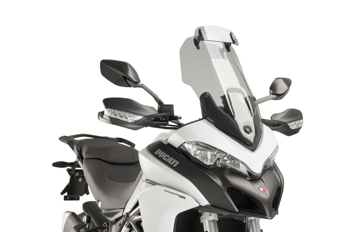 Puig Touring Screen with Visor | Light Smoke | Ducati Multistrada 1260/S 2018>2020 -  Shop name