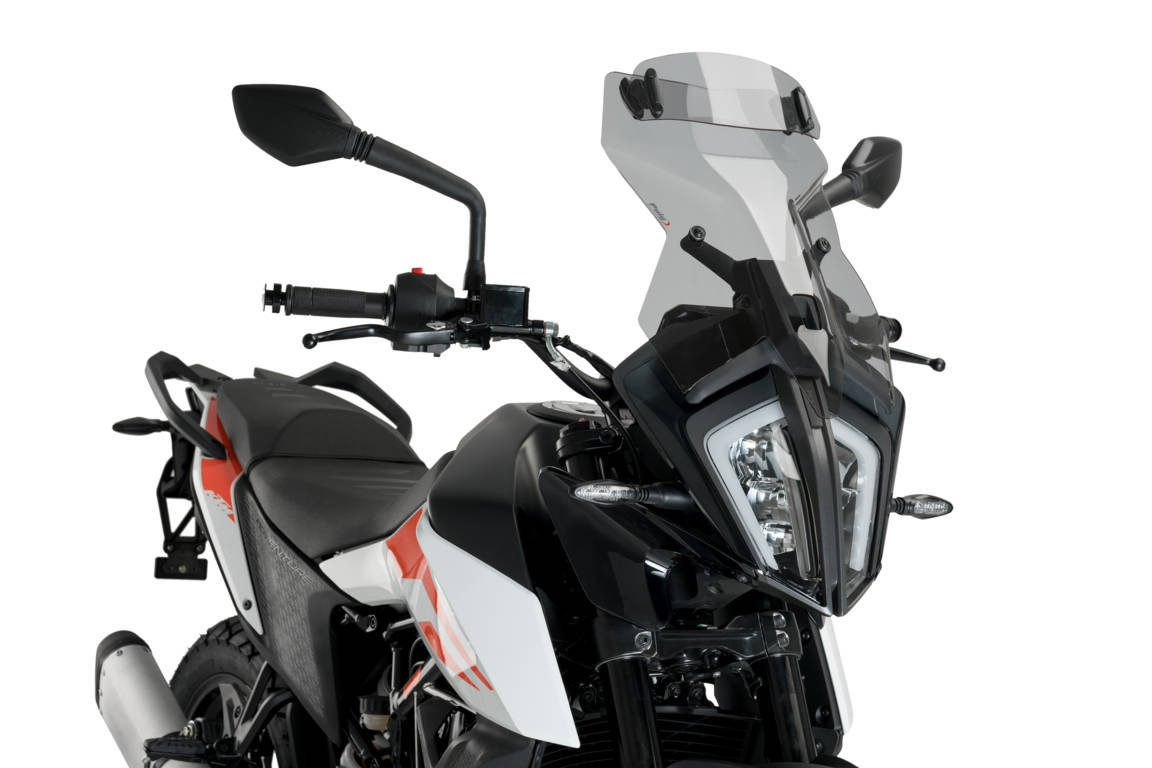 Puig Touring Screen with Visor | Light Smoke | KTM 390 Adventure 2020>Current -  Shop name