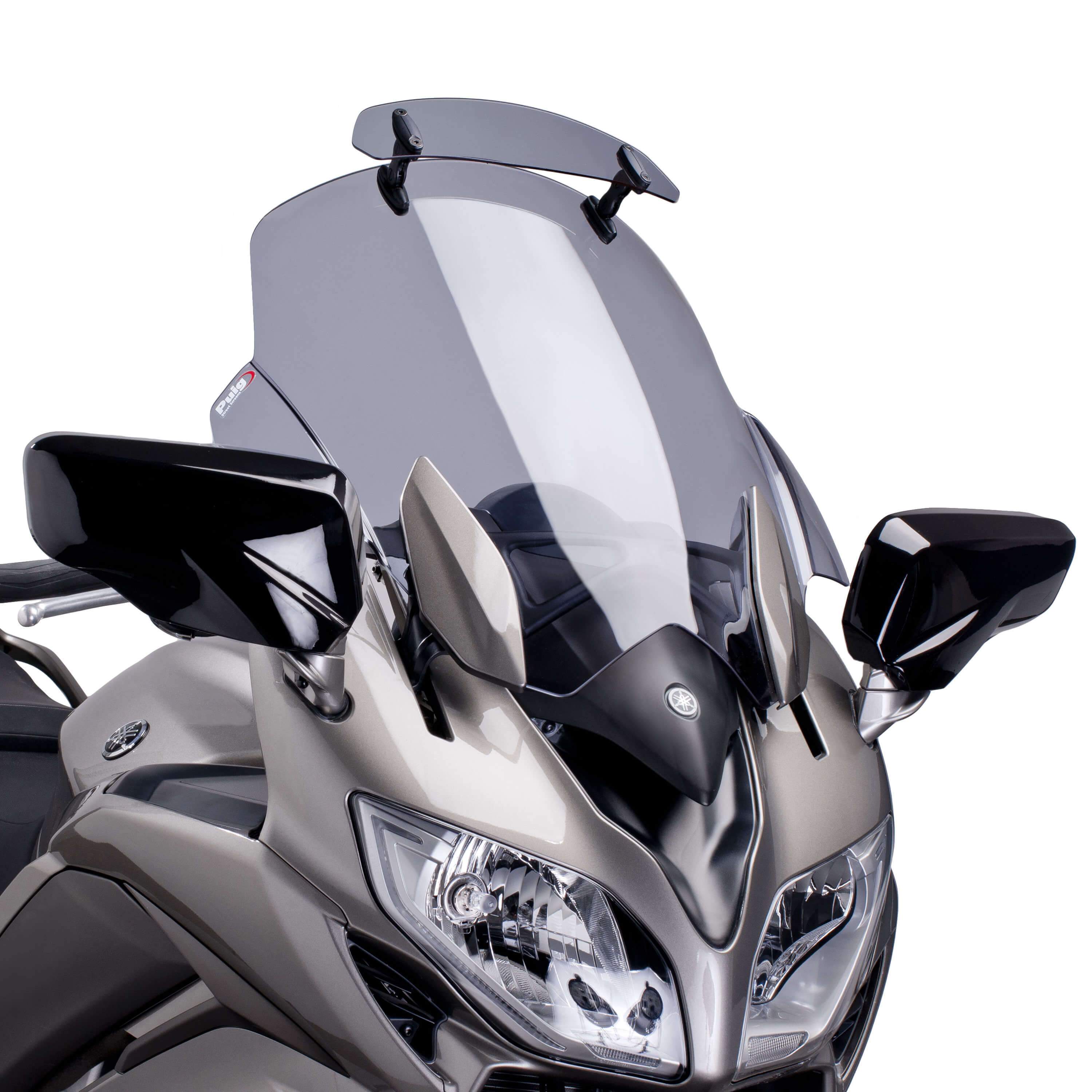 Puig Touring Screen with Visor | Light Smoke | Yamaha FJR 1300 2013>2020 -  Shop name
