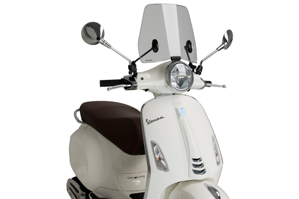 Puig Trafic Screen for Vespa Primavera | Light Smoke -  Shop name