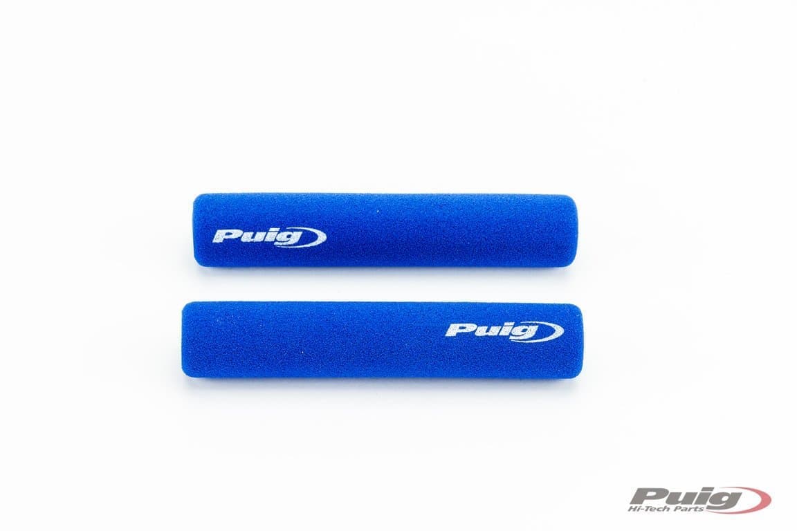 Puig Universal Thermal Lever Sleeves | Blue-M7778A-Levers-Pyramid Motorcycle Accessories
