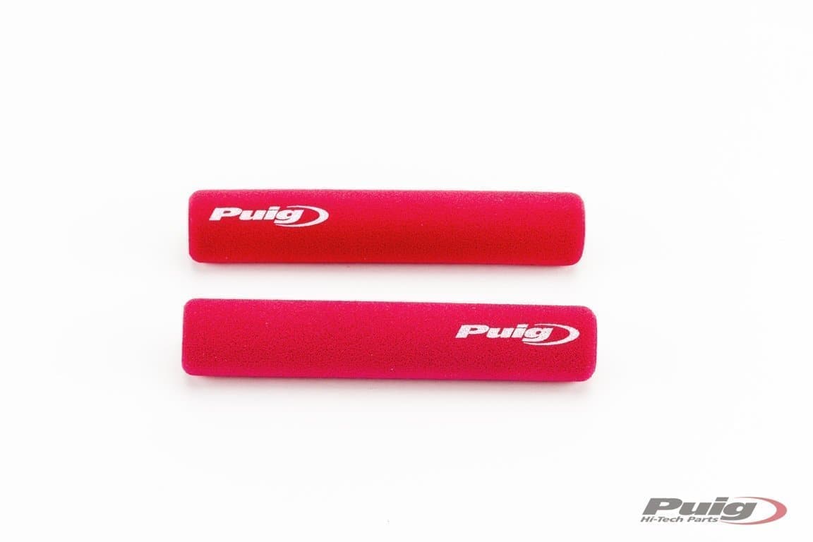 Puig Universal Thermal Lever Sleeves | Red-M7778R-Levers-Pyramid Motorcycle Accessories